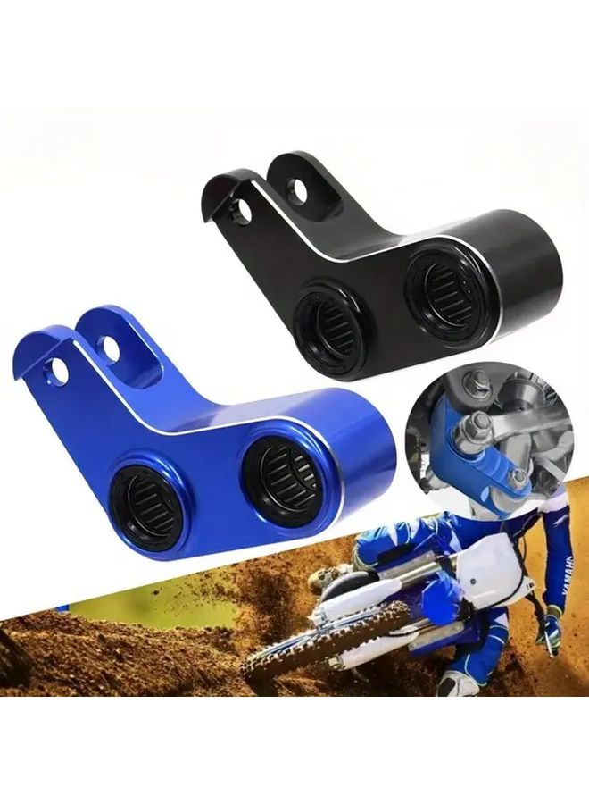 مجموعة وصلات تعليق سوداء قابلة للتعديل لخفض الارتفاع لـ ياماها YZ125 YZ250 YZ250X YZ125X YZ250F YZ450F بخفض 1.5 بوصة - Image 1